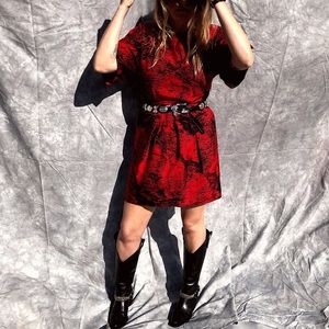 Cool Red and Black Dress